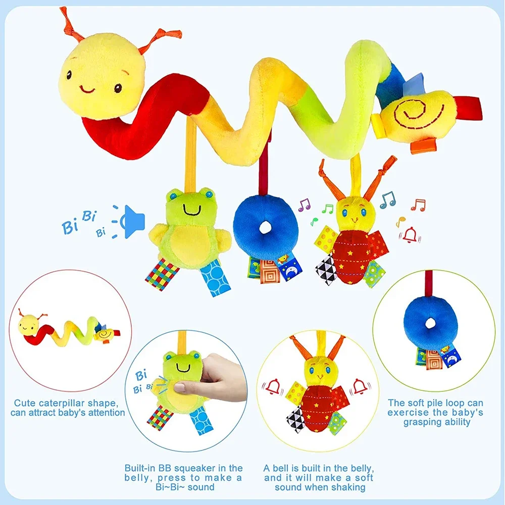 Baby Products Game - Spiral Stroller Toys Newborn Plush Hanging