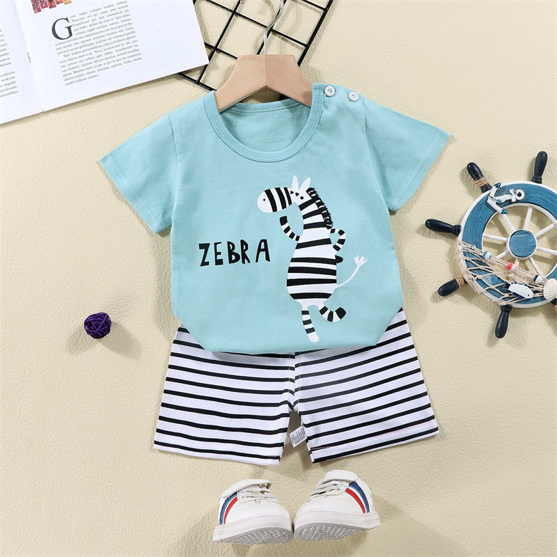 Cotton Tees+Shorts 2-piece Tra - Baby Products For Summer review and price