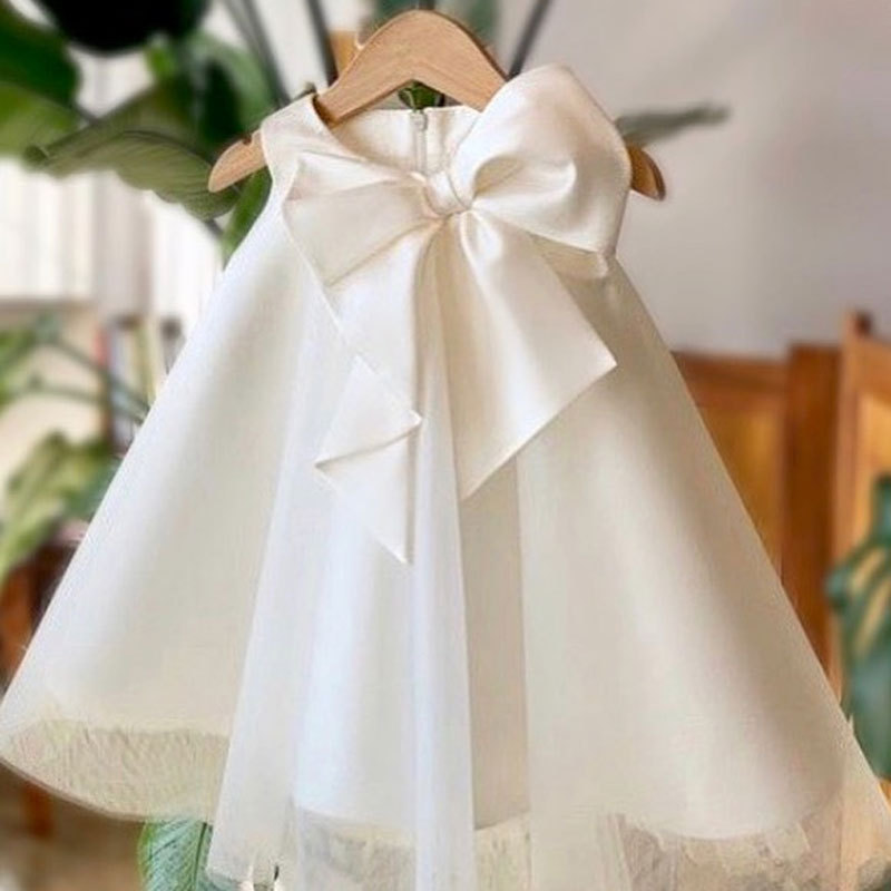 Summer Big Bow Baby Girl Dress - Baby Products For Summer review and price