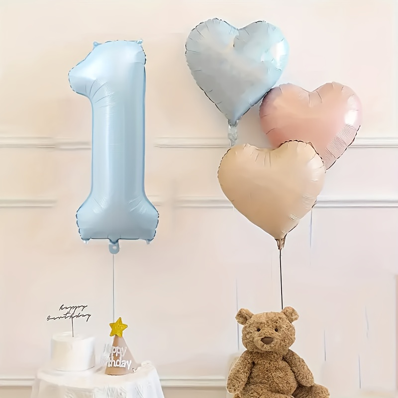 4Pcs Baby Blue Number Birthday - Baby Products Lotion review and price