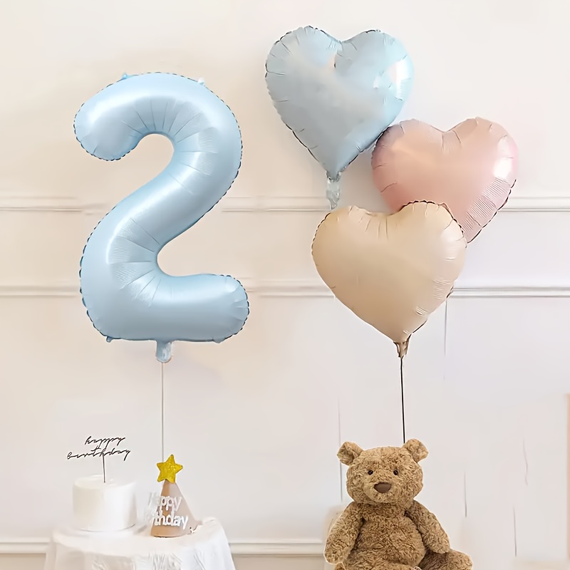 4Pcs Baby Blue Number Birthday - Baby Products Lotion review and price