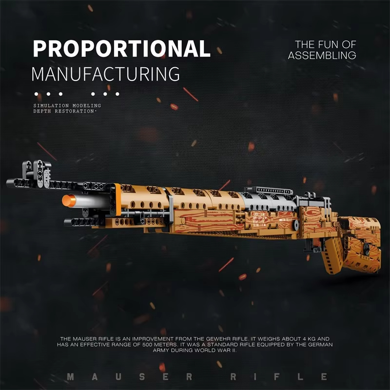 MOC Tactical Rifle Building Bl - Lego Set Technic review and price