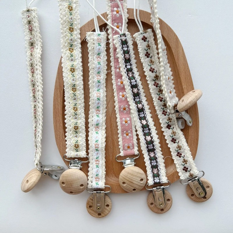 Lace Pacifier Clip Chain for N - Baby Products For Gift review and price