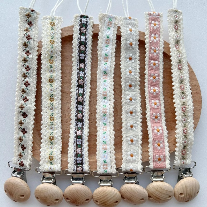 Lace Pacifier Clip Chain for N - Baby Products For Gift review and price